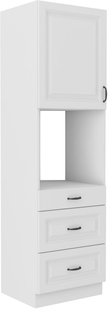60 cm column oven with drawers Stillo white 60 DPS-210 3S 1F