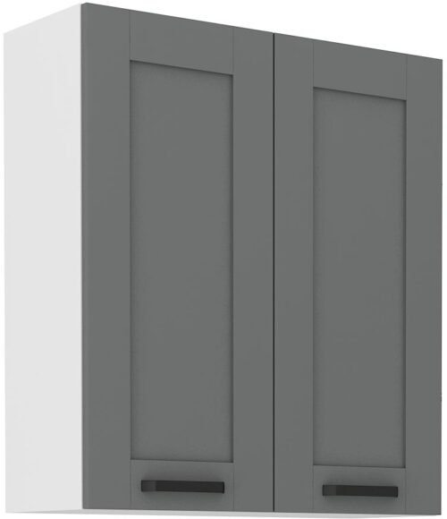 Wall cabinet 80 cm Luna white/dust grey 80 G-90 2F