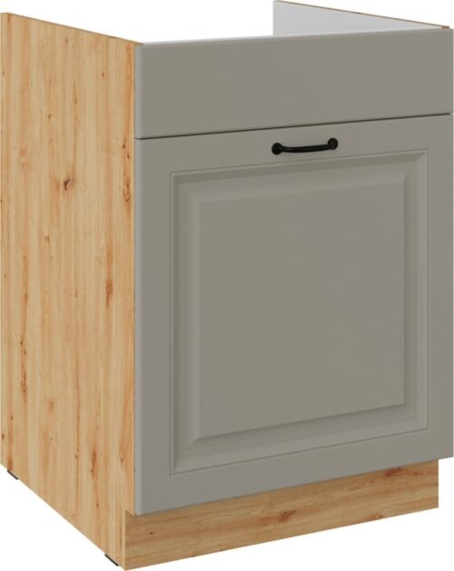 Base cabinet 60 cm, sink, drawer, Stillo artisan/claygrey, 60 ZL, 1S, BB, PREMIUM BOX