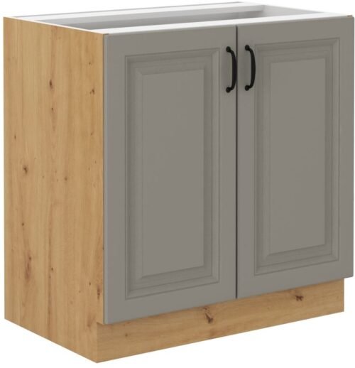 Base cabinet 80 cm Stillo artisan/clay grey 80 D 2F BB