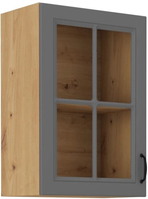 Wall cabinet 40 cm display case Stillo artistic/dust gray 40 GS-72 1F