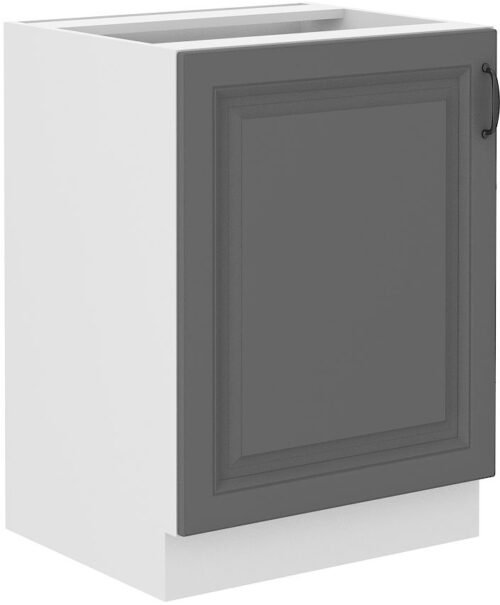 Base cabinet 60 cm Stillo white/dust grey 60 D 1F BB