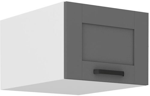 Low deep wall cabinet 50 cm Luna white/dust grey 50 NAGU-36 1F