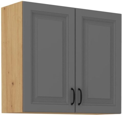 Wall cabinet 80 cm Stillo artisan/dust grey 80 G-72 2F