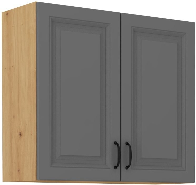 Wall cabinet 80 cm Stillo artisan/dust grey 80 G-72 2F