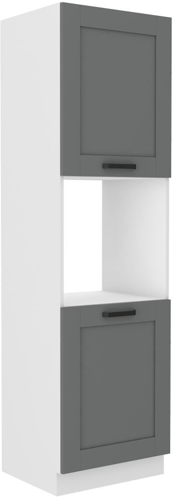 Luna 60 cm column oven cabinet, white/dust grey DP-210 2F
