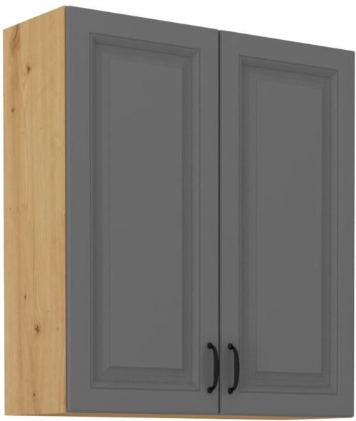 Wall cabinet 80 cm Stillo artisan/dust grey 80 G-90 2F