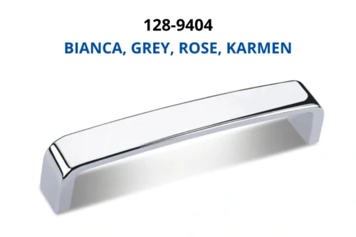 Chromed handle 128 mm 128-9404