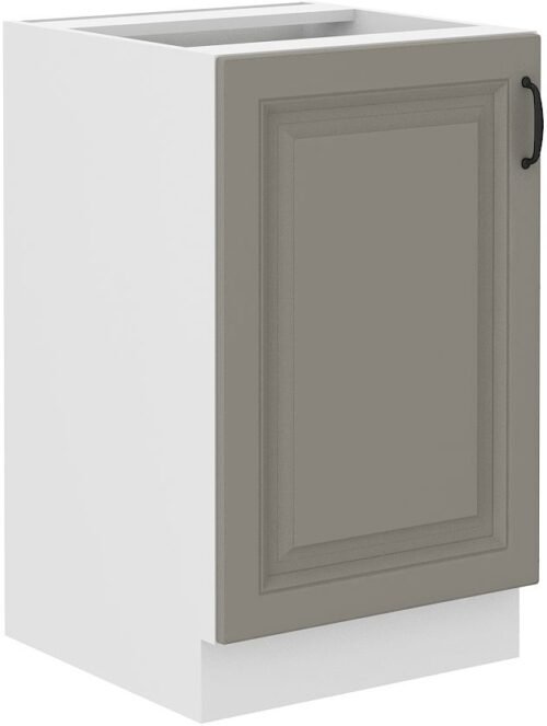 Base cabinet 50 cm Stillo sink white/clay grey 50 ZL 1F BB