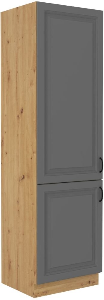 Stillo artisan/dustgrey 60 LO-210 2F 60 cm column refrigerator cabinet