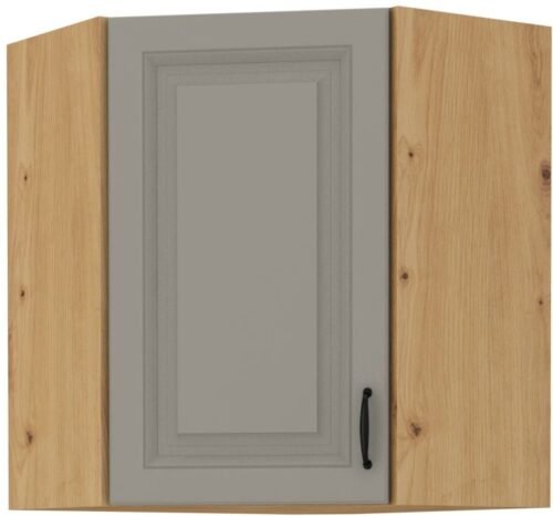 Upper corner cabinet 60 cm Stillo artisan/clay grey 60×60 GN-72 (45 degrees) 1F