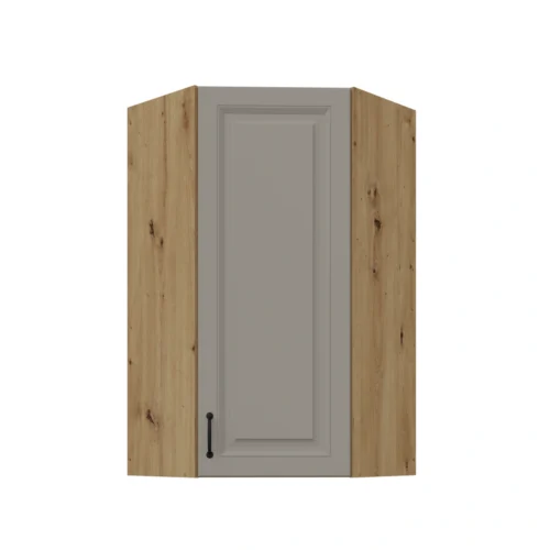 Upper corner cabinet 60 cm Stillo artisan/clay grey 60×60 GN-108 (45 degrees) 1F