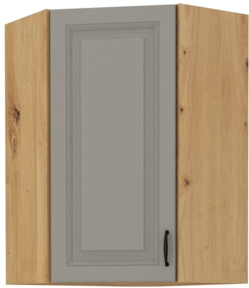 Upper corner cabinet 60 cm Stillo artisan/clay grey 60×60 GN-90 (45 degrees) 1F