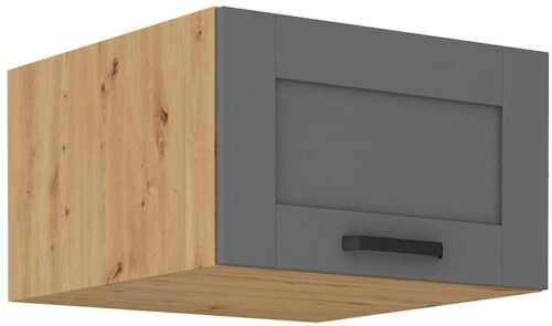 Low deep wall cabinet 60 cm Luna artisan/dust grey 60 NAGU-36 1F