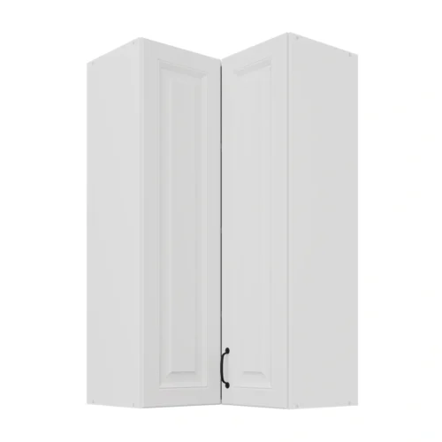 Upper corner cabinet 60 cm Stillo white/white 60×60 GN-108 2F 90 degrees