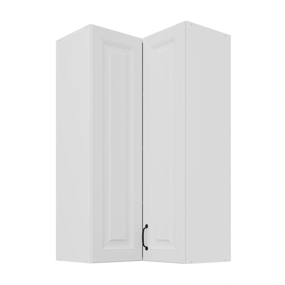 Upper corner cabinet 60 cm Stillo white/white 60x60 GN-108 2F 90 degrees