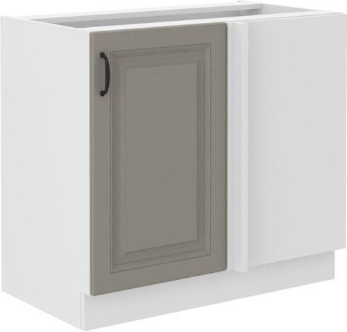 Base corner cabinet 105/60 cm Stillo white/clay grey 105 ND 1F BB