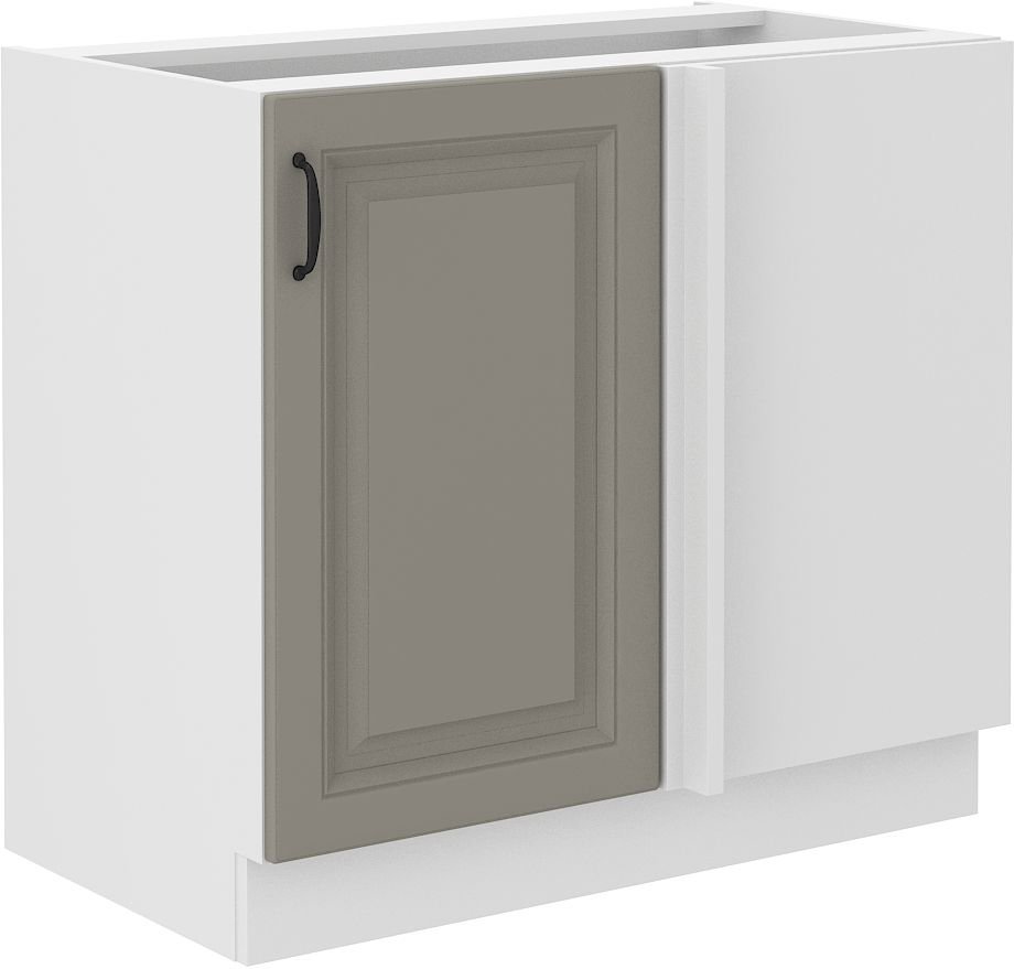 Base corner cabinet 105/60 cm Stillo white/clay grey 105 ND 1F BB
