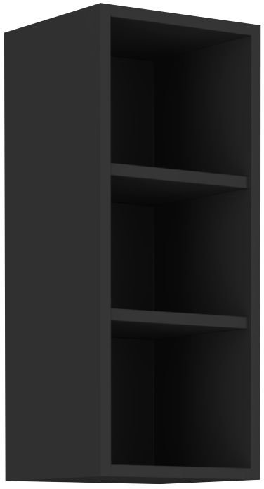 Open top shelf 30 cm black 30 GOTW-72