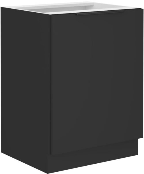 Base cabinet 60 cm Wall black matt 60 D 1F BB