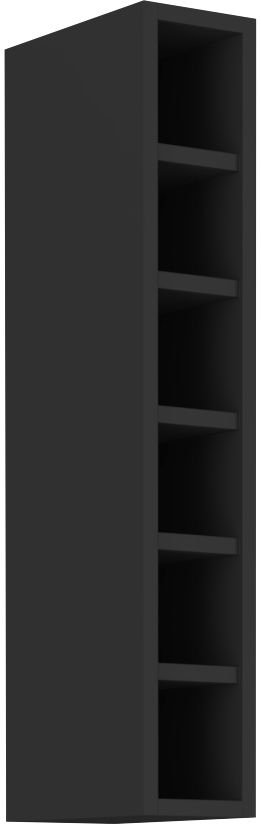 Open top shelf 15 cm black 15 GOTW-90