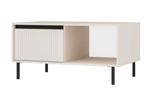 Osaka 2S coffee table with drawers, beige