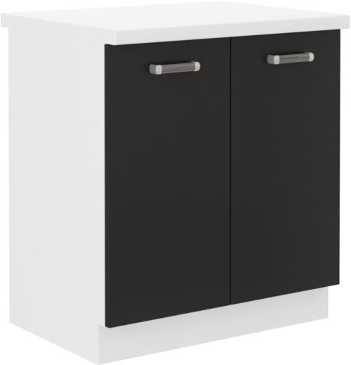 Base cabinet 80 cm Omega 80D2F with countertop