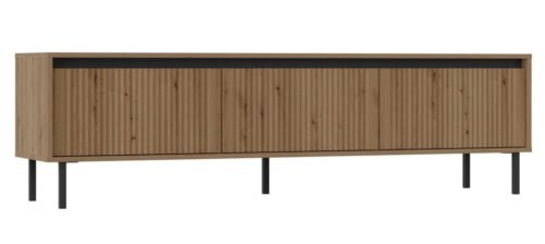 TV cabinet with drawers Osaka 3S, oak color, Evoke