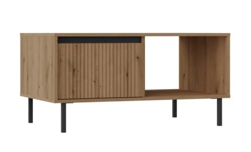 Osaka 2S coffee table with drawers, oak color