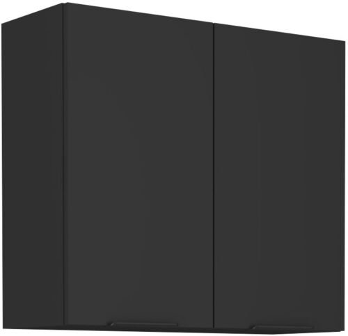 Wall cabinet 80 cm Wall black matt 80 G-72 2F