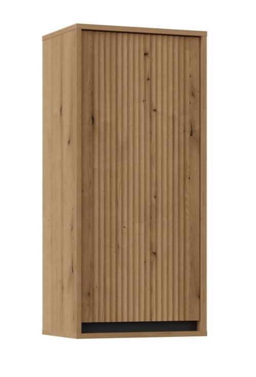 Osaka 1F wall cabinet, oak color, Evoke