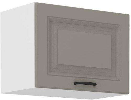 Wall cabinet with hood 50 cm Stillo white/clay gray 50 GU-36 1F