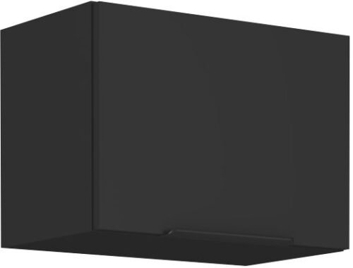 Wall cabinet with hood 50 cm Wall black matt 50 GU-36 1F