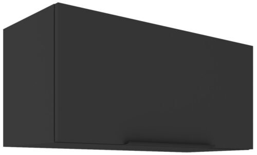 Wall cabinet 80 cm Wall black matt 80 GU-36 1F
