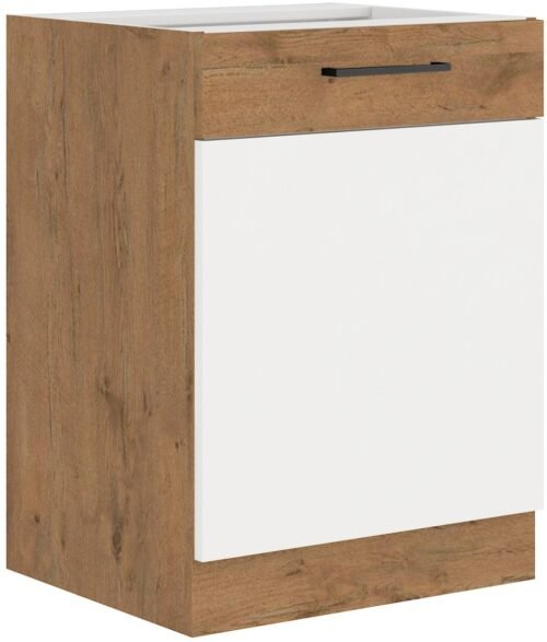 Vigo white glossy base cabinet 60 D 1F BB