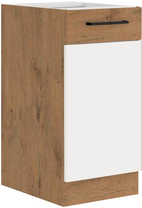 Vigo white glossy base cabinet 40 D 1F BB
