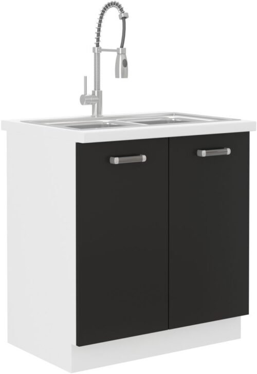 Base cabinet 80 cm Omega 80ZL2F sink with countertop