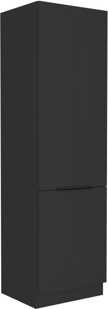 60 cm column refrigerator Wall black matte 60 LO-210 2F