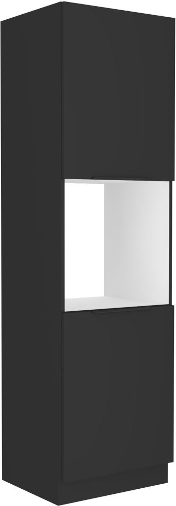 Column cabinet 60 cm Wall oven matte black 60 DP-210 2F