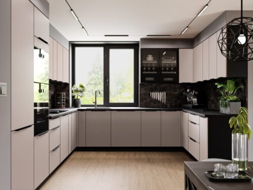 Arona kitchen set U-shaped kitchen 375x330x200 cm