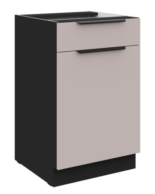 Base cabinet 50 cm with drawer Arona 50 D 1F 1S BB