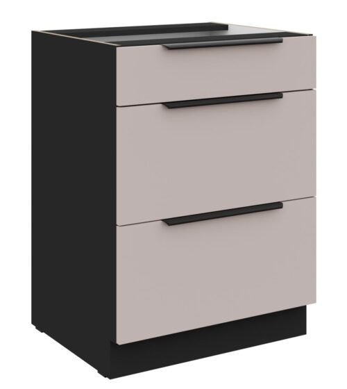 Base cabinet 60 cm with drawers Arona 60 D 3S BB
