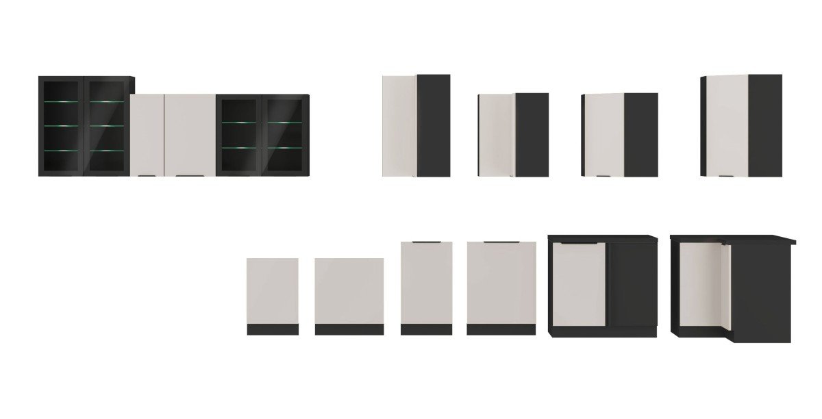 Wall cabinet 30 cm Arona 30 G-108 1F - Image 4