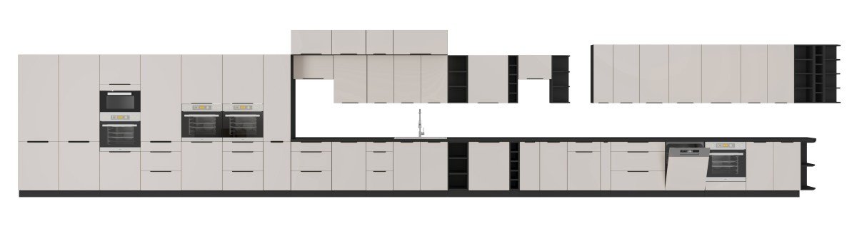 Wall cabinet 60 cm Arona 60 G-108 1F - Image 3