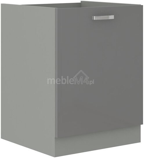 Grey 60 D 1F BB base cabinet