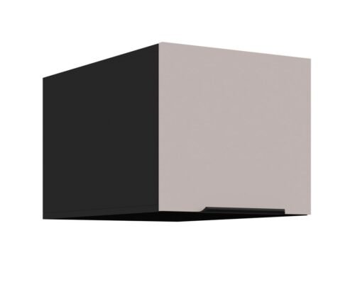 Low deep upper cabinet 40 cm Arona black matt 40 NAGU-36 1F