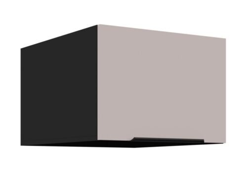 Low deep wall cabinet 50 cm Arona black matt 50 NAGU-36 1F