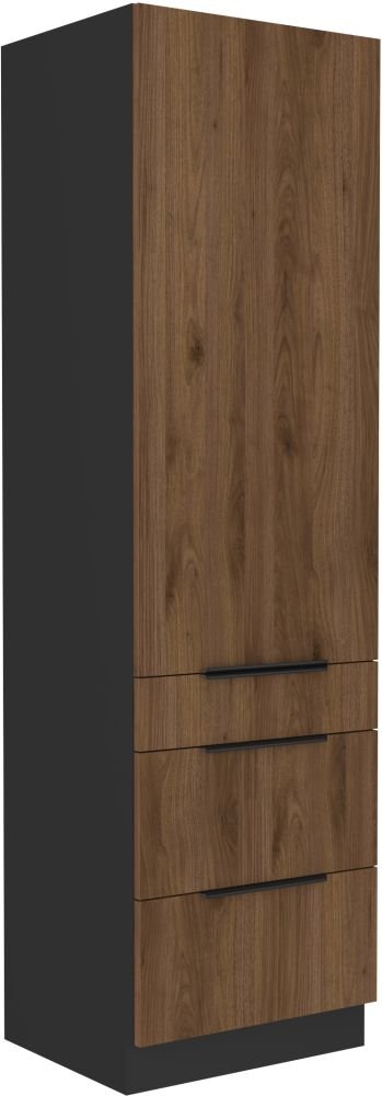 60 cm column cabinet with drawers Monza 60 DKS-210 3S1F
