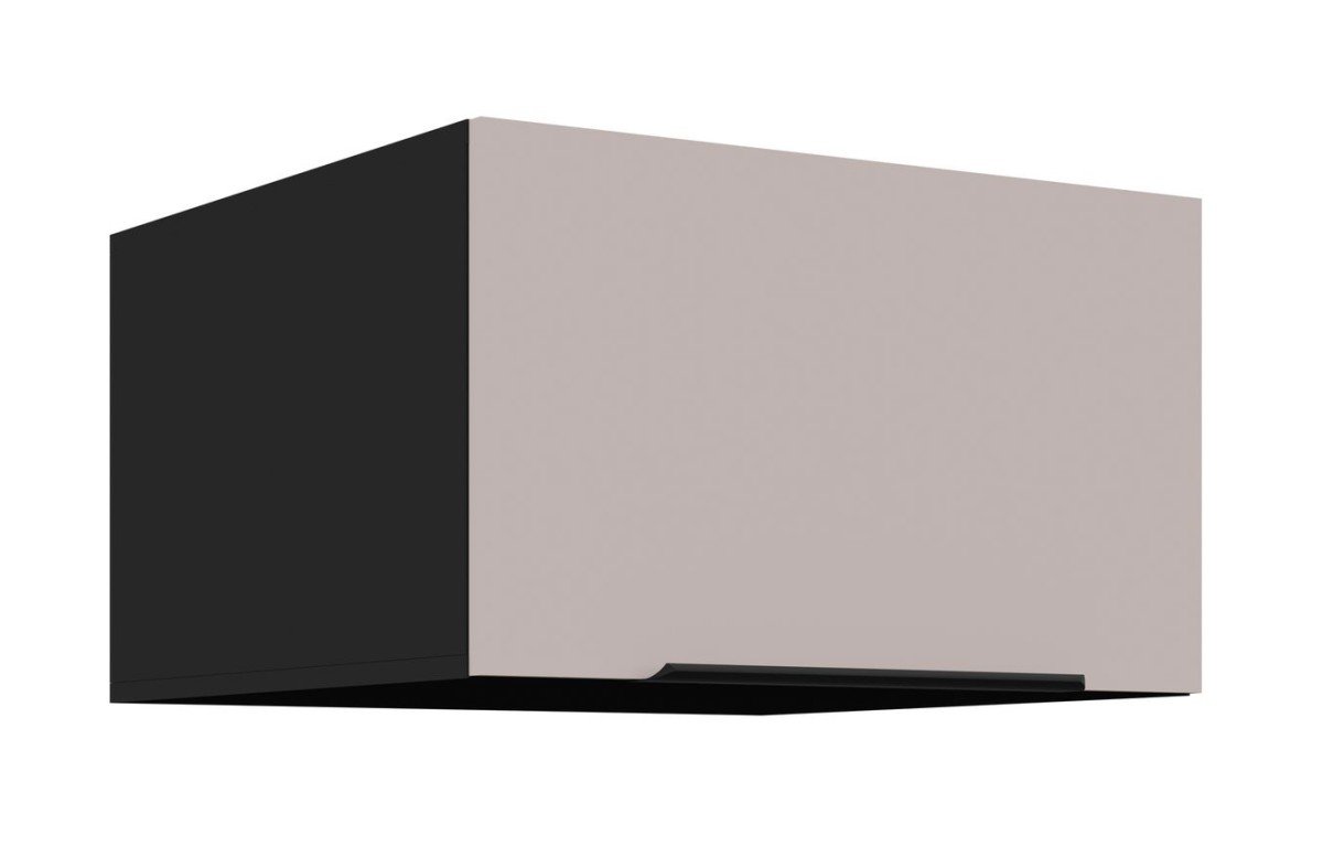 Low deep wall cabinet 60 cm Arona black matt 60 NAGU-36 1F