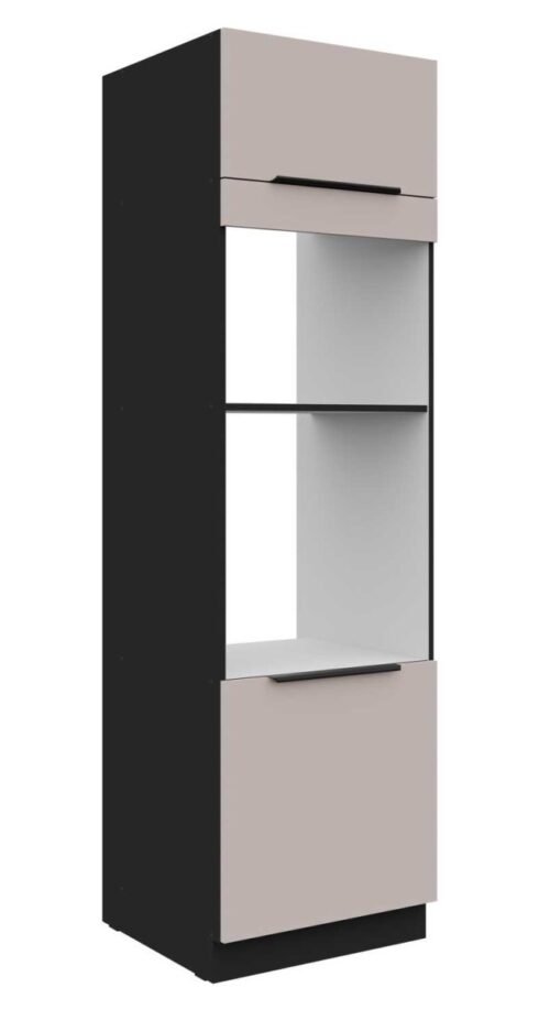 60 cm column cabinet with oven and microwave Arona 60 DPM-210 2F